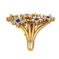 Dazzling Flower Cluster Ring