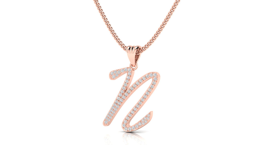 Golden Grace Initial Necklace
