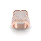 Forever Gleam Heart Ring