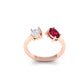 Double Delight Gemstone Ring