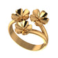 Triple Blossom Ring