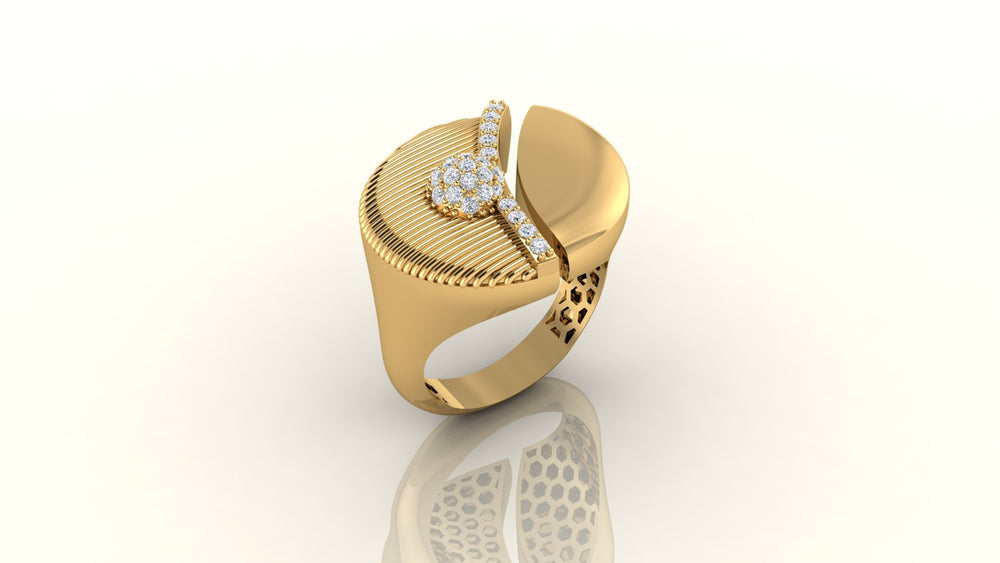 Sunrise Arc Brilliance Ring