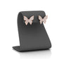 Shimmering Butterfly Stud Earrings
