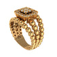 Beaded Elegance Ring