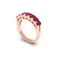 crimson sparkle gemstone ring