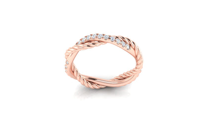 Braided Sparkle Ring S 178