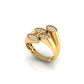Quadruple Elegance Diamond Ring