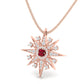 Shimmering Emerald Star Necklace
