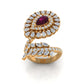 Scarlet Serpent Ring