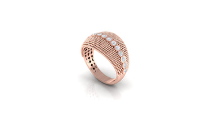 Sunlit Sparkle Weave Ring S194