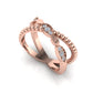 Dual Row Sparkling Ring