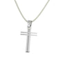 Sleek Dual - Bar Cross Necklace