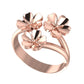 Triple Blossom Ring