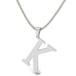 Lustrous Letter – K Necklace