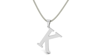 Lustrous Letter – K Necklace