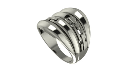 Sleek Architectural Ring