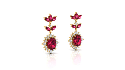 Blossom Flame Earrings