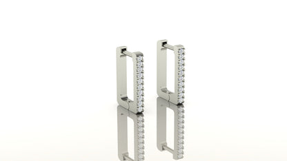 Chic Rectangular Drops Earrings