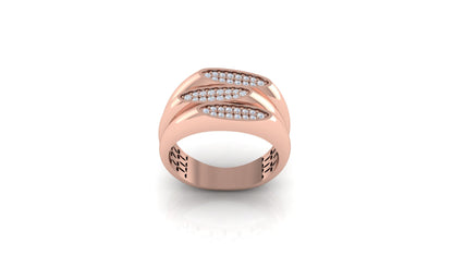 Luminous Triple Pathway Ring