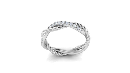 Braided Sparkle Ring S 178