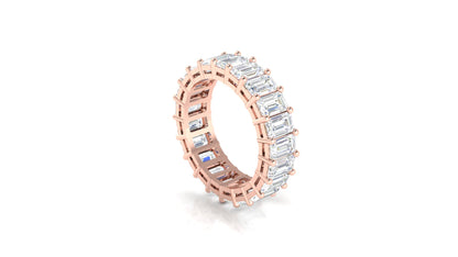 Exquisite Emerald Cut Diamond Ring