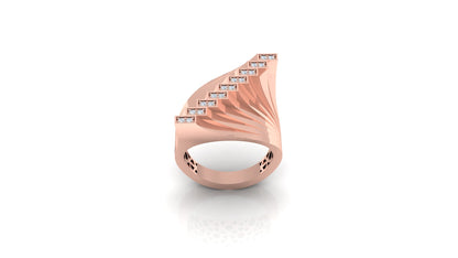 Ethereal Cascade Ring