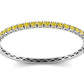 Elegant Diamond Bangle in 14K Yellow Gold