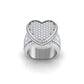 Forever Gleam Heart Ring