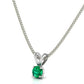 Aurora Diamond Drop Necklace