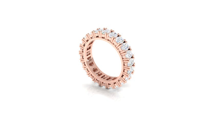 Emerald Eternity Wedding Band