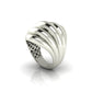 Gleaming Crest Design Ring