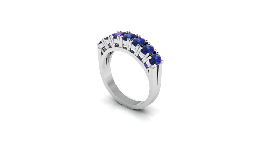 crimson sparkle gemstone ring