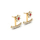 Luxe Bloom Climbers Earrings