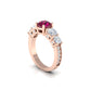 Aurora Emerald Crest Ring