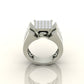 Luxury Square Top Diamond Ring