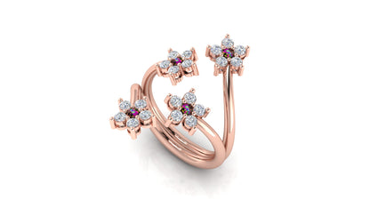 Luminous Flower Ring