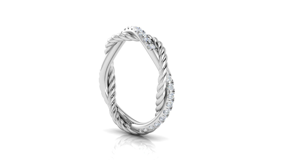 Braided Sparkle Ring S 178