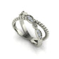 Dual Row Sparkling Ring