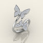 Radiant Butterfly Wrap Ring