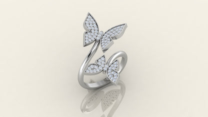 Radiant Butterfly Wrap Ring