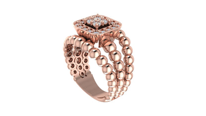 Beaded Elegance Ring