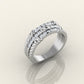 Intricate Weave Diamond Ring