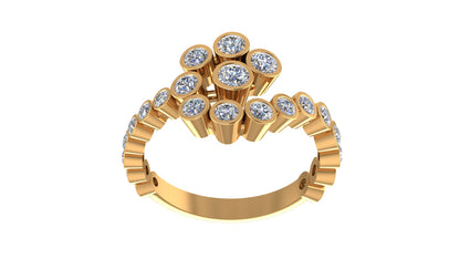 Clustered Gemstone Ring