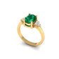 Oval Citrine Halo RinG