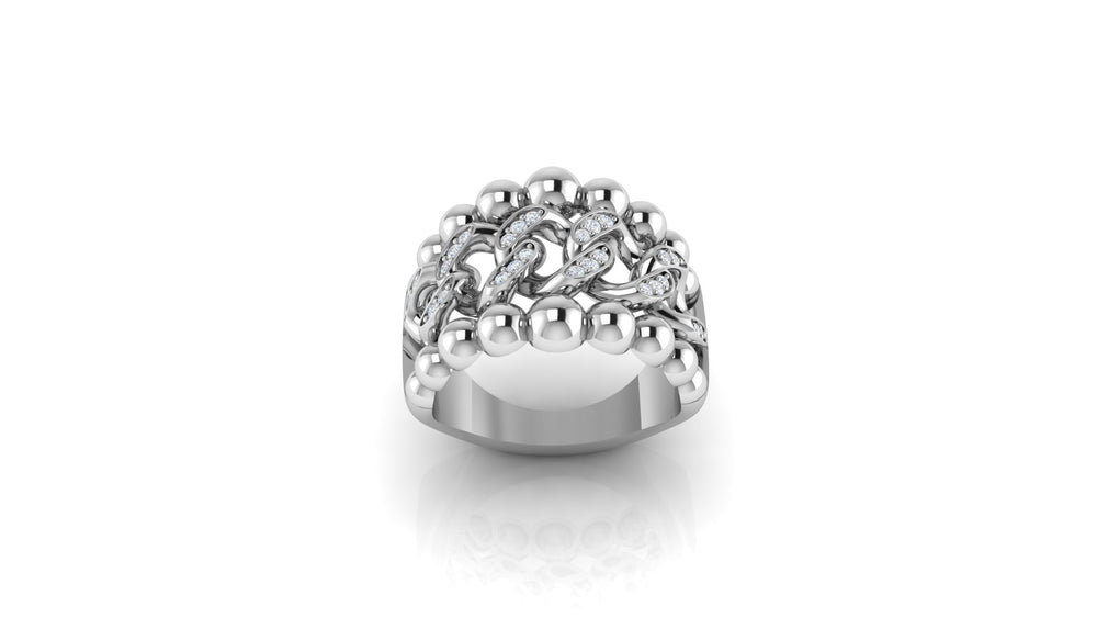 Ornate Bubble Ring