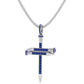 Radiant Wrapped Cross Necklace