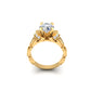 Ornate Floral Gold Ring