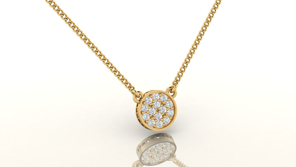 Sparkling Halo Necklace