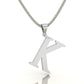 Lustrous Letter – K Necklace
