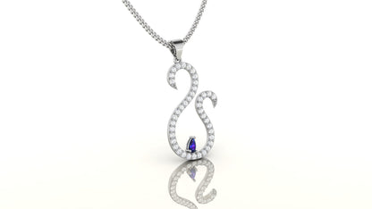 Ruby Teardrop Necklace